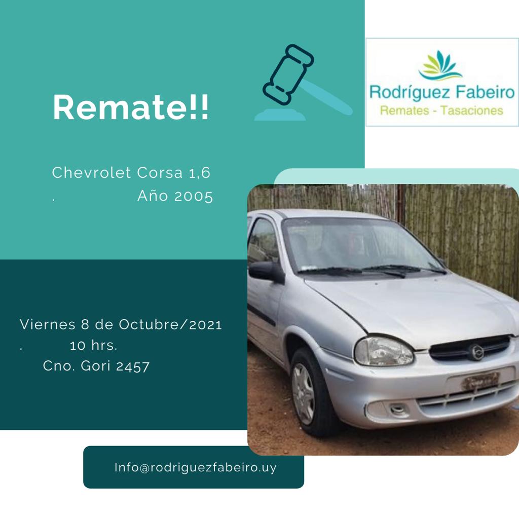 Remate Chevrolet Corsa 08-10-2021