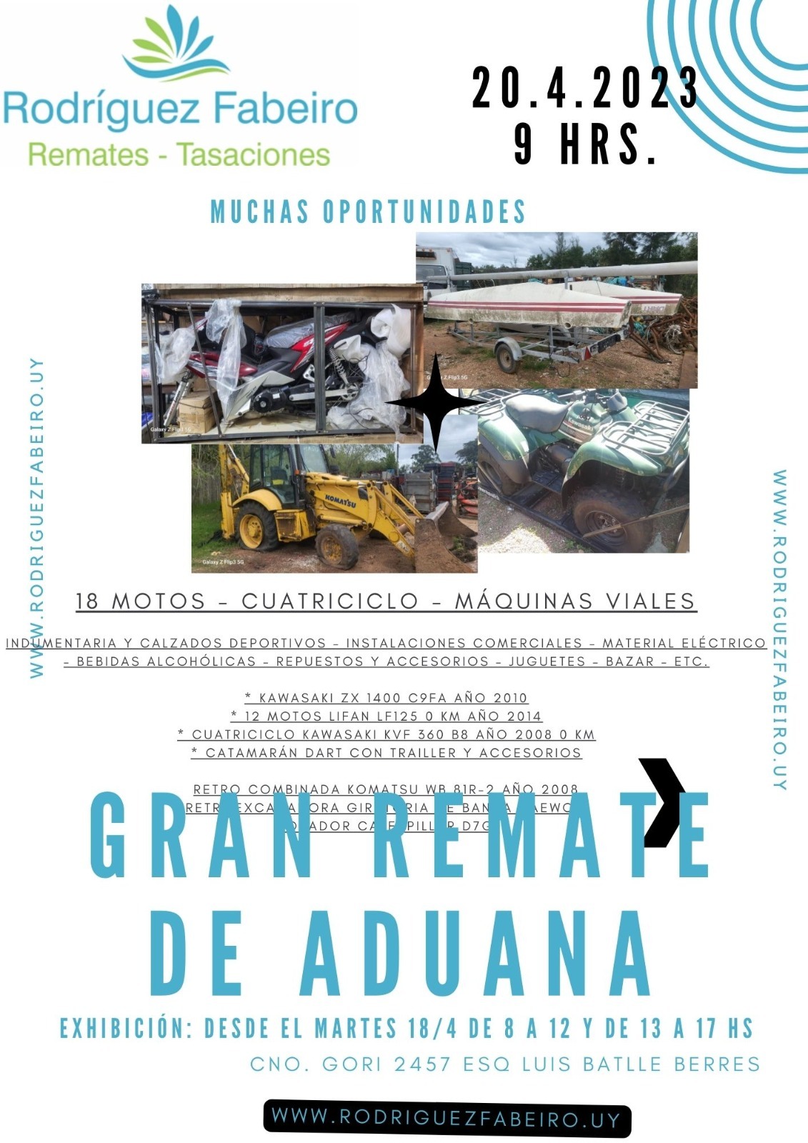 Gran Remate de Aduana 24-04-2023